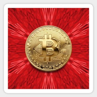 Bitcoin Gold Cryptocurrency Digital Assets Sticker